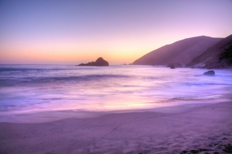 Pfeiffer Beach in Big Sur is an incredibly scenic beach